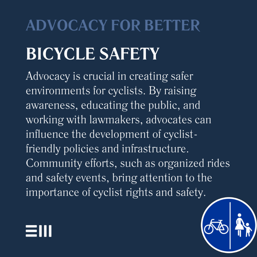 An infographic illustrating advocacy for better and safer bicycling in Alabama.