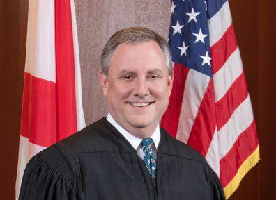 A portrait of Alabama judge Robert Minor.