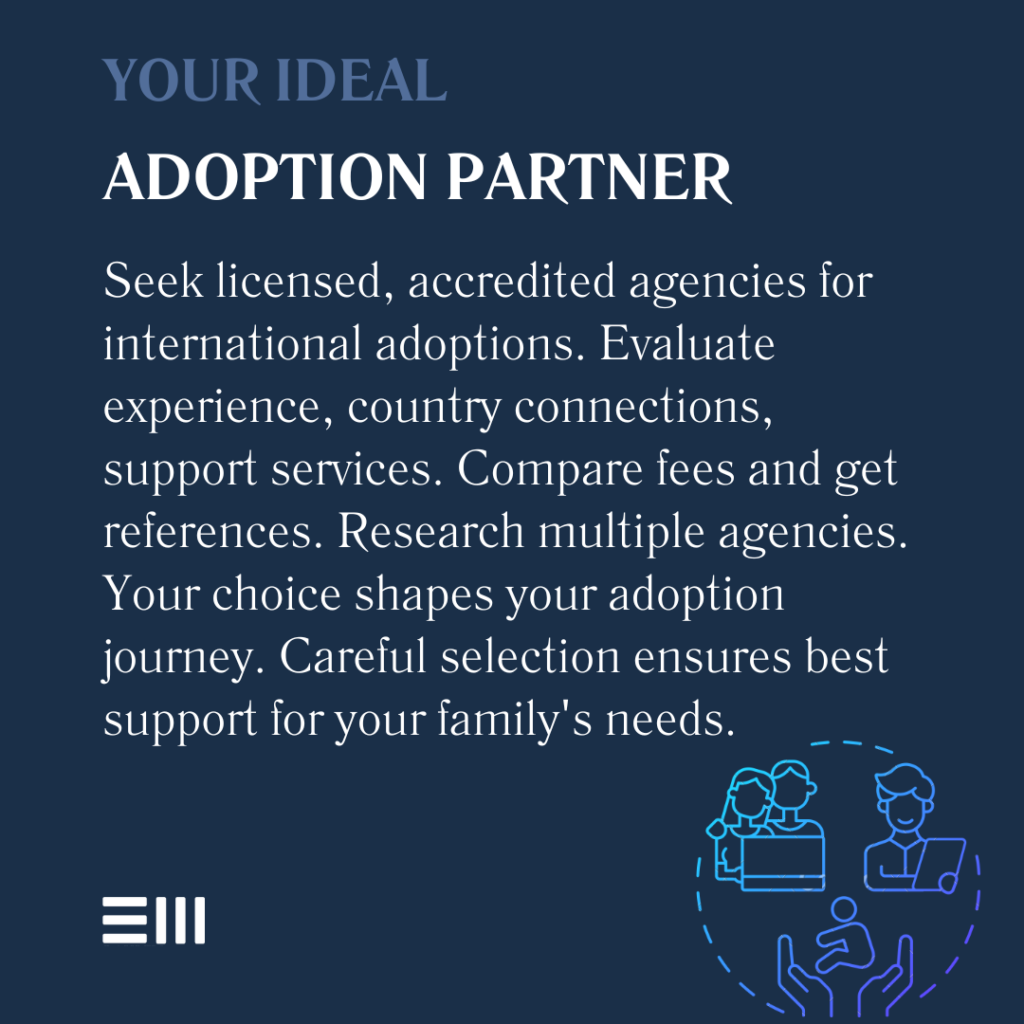 An infographic illustrating how to find an ideal adoption professional in Alabama.