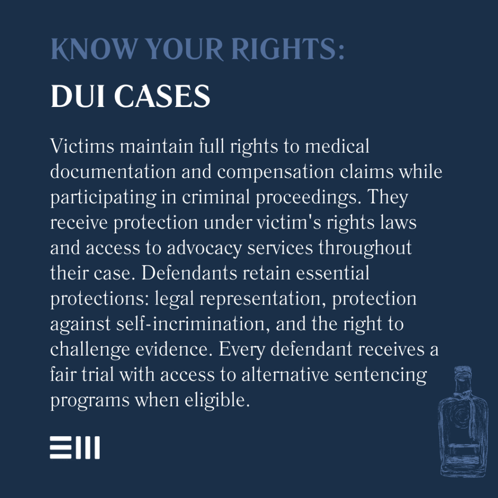 An infographic illustrating your rights in DUI cases.