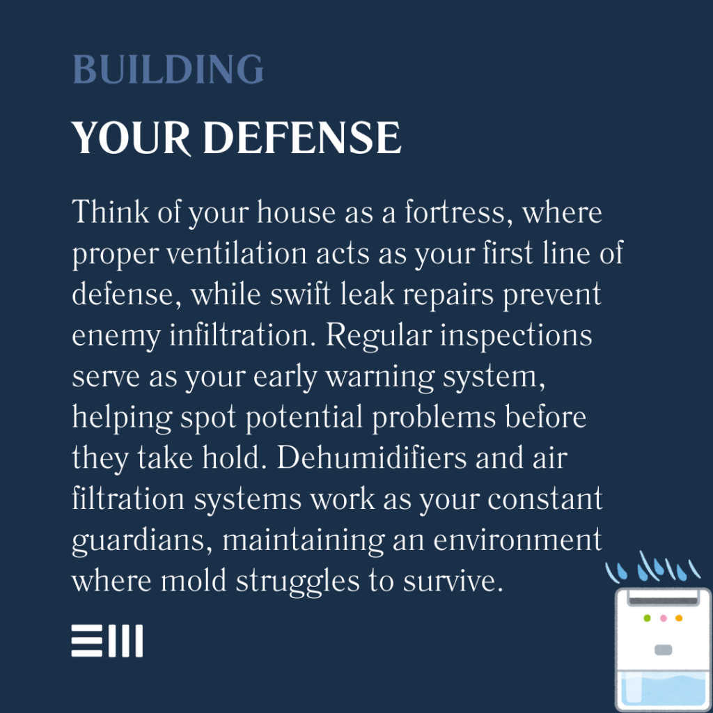 An infographic illustrating building your defense.