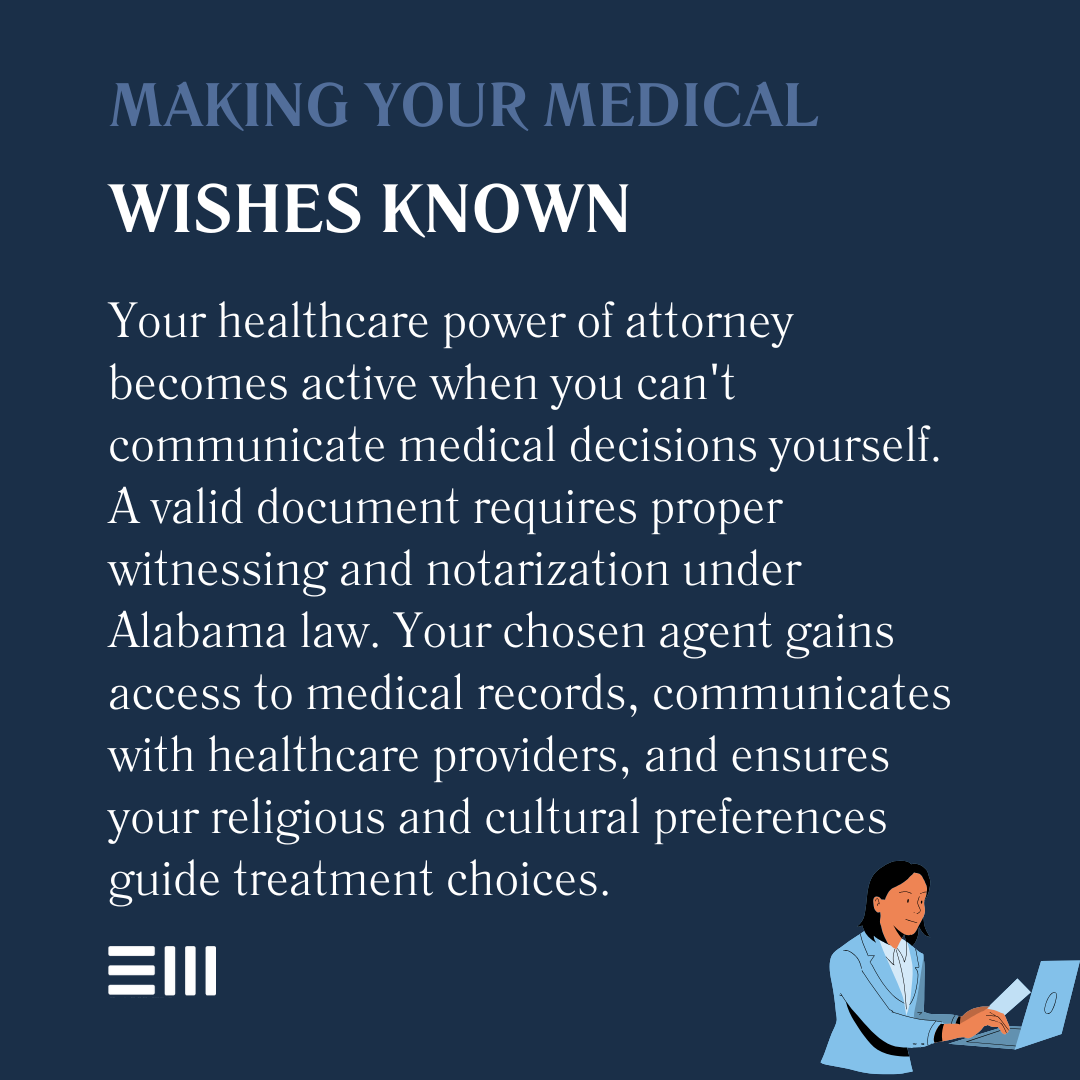 An infographic illustrating making your medical wishes known.