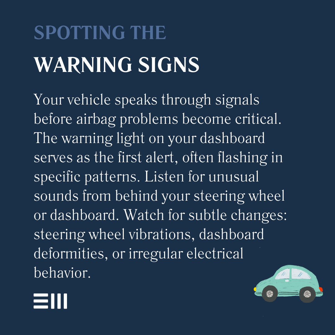 An infographic illustrating spotting the warning signs.