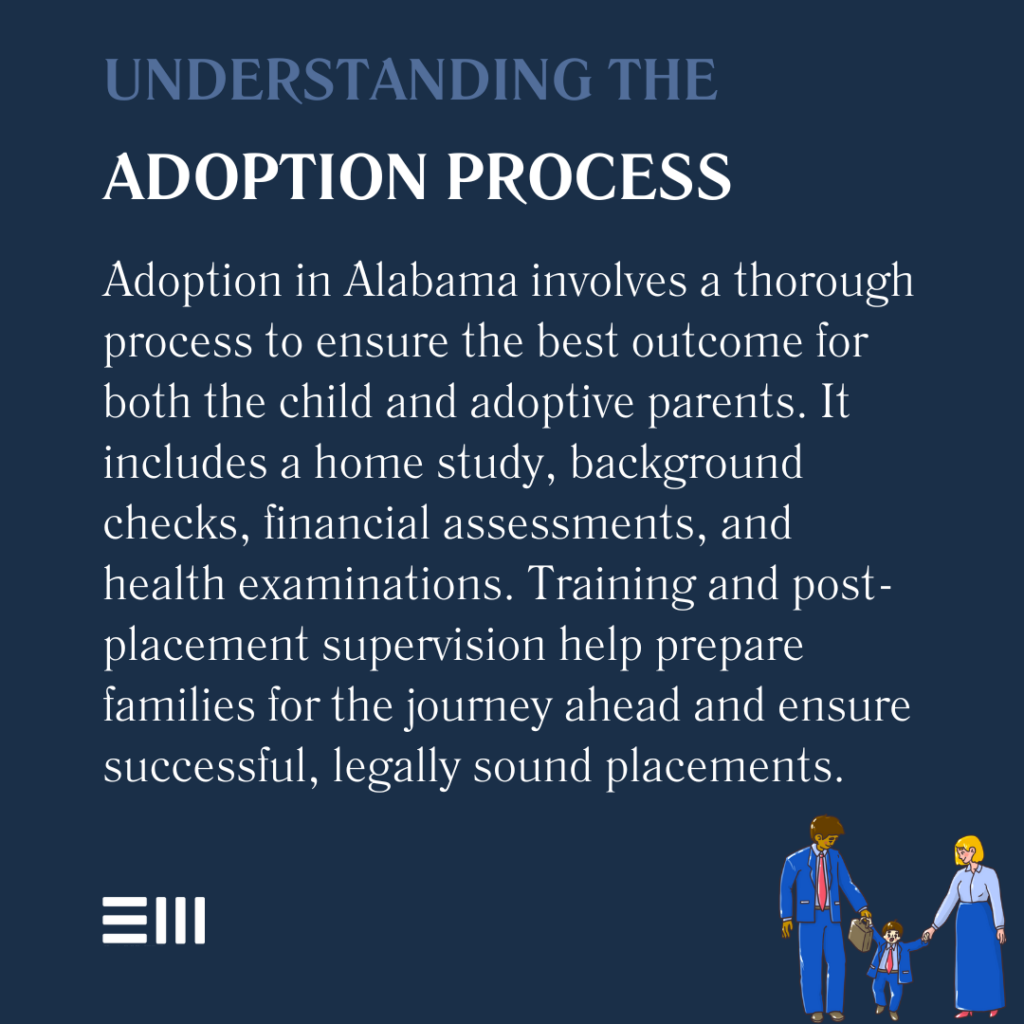 An infographic illustrating understanding the adoption process.