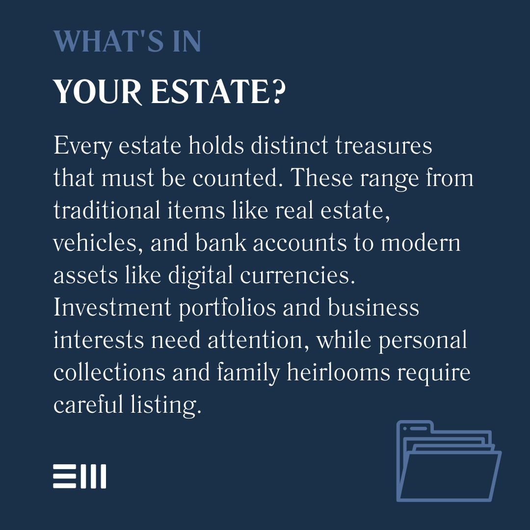 An infographic illustrating what's in your estate.